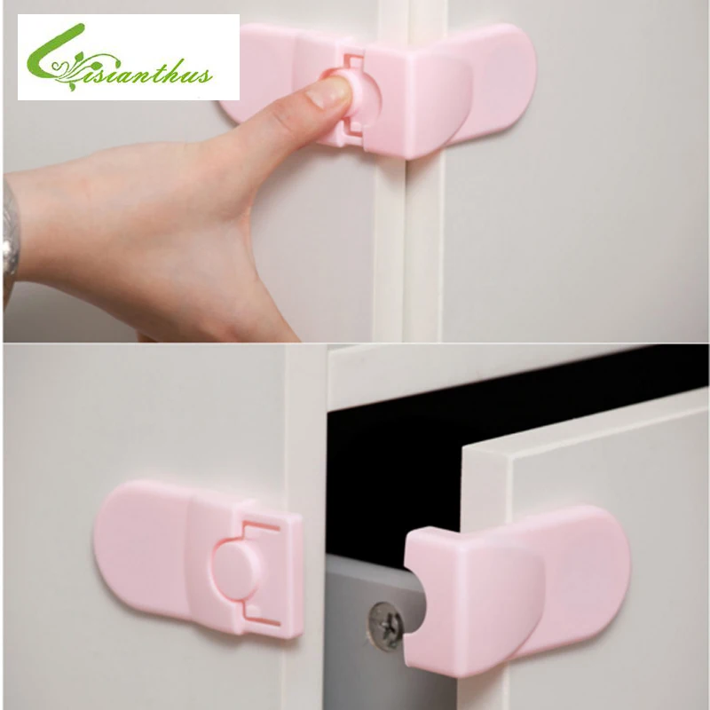 

10PCS Drawer Lock for Baby Safety Lock Baby Door Safety Buckle Prevent Open Drawer Cabinets Anti Pinch Hand Protect Wholesale