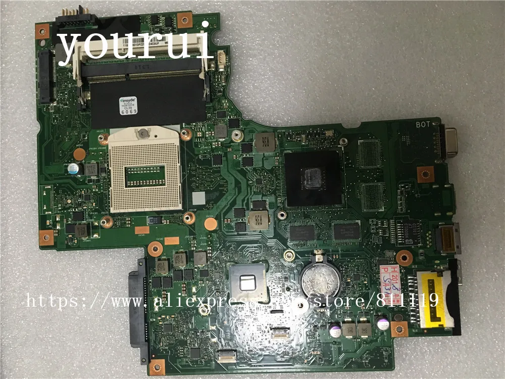 Материнская плата yourui для ноутбука Lenovo Z710 модель REV 1 2 пельмени DDR3 все функции