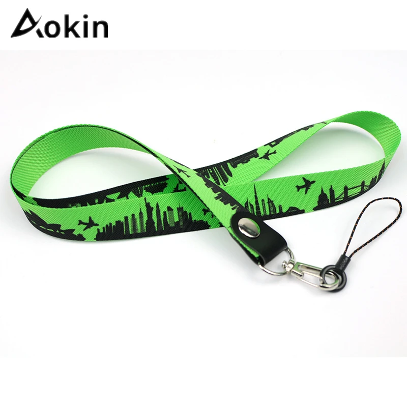 Aokin متروبوليس اسهم لمفاتيح متعددة وظيفة أحزمة هاتف المحمول لمعرف بطاقة حبل سلسلة مفاتيح المعصم الرقبة الشريط هانغ حبل