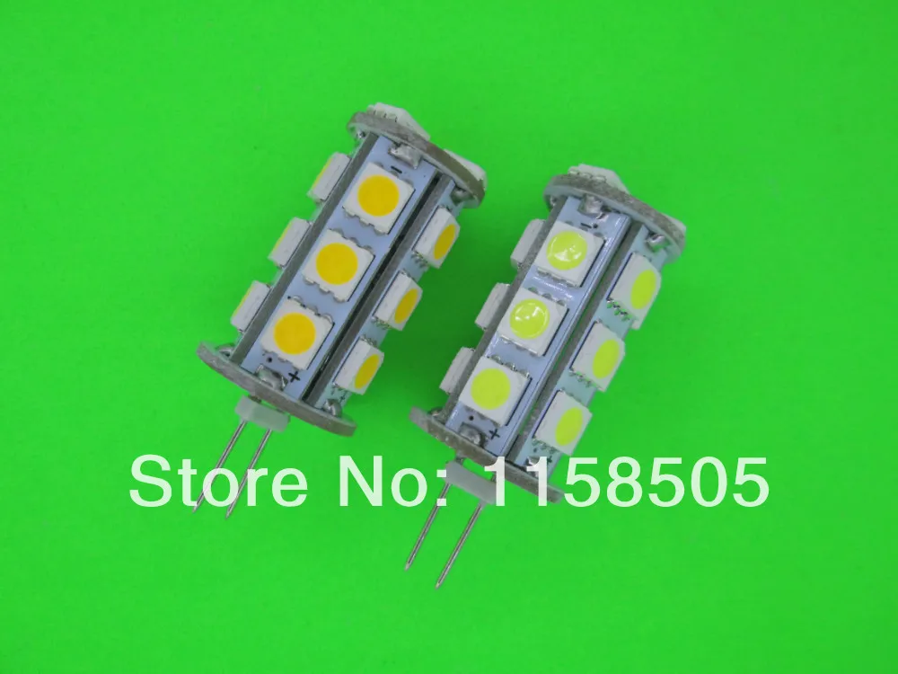 5 шт./лот DC/AC 12 В G4 Светодиодный светильник с кристаллами 3 Вт 4 6 5050 SMD светодиодный
