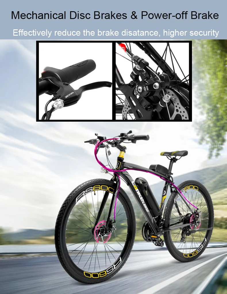 Top New, 700C, 36V 10A/15/20A, 300W, Electric Road Bike, Disc Brake, Aluminum Alloy Frame, Long Endurance. 11
