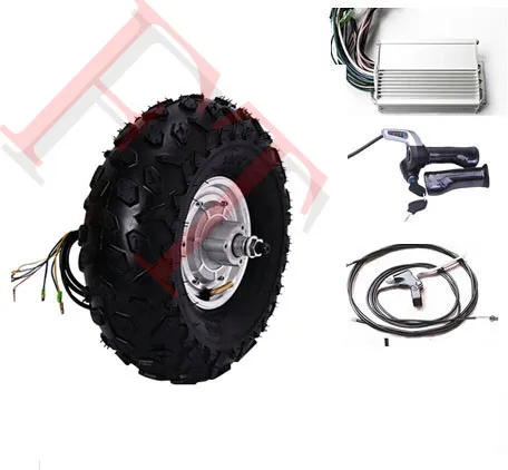 

14.5" 800W 36V e scooter wheel hub motor electric scooter kit motorized scooter hub motor handle throttle motor kit