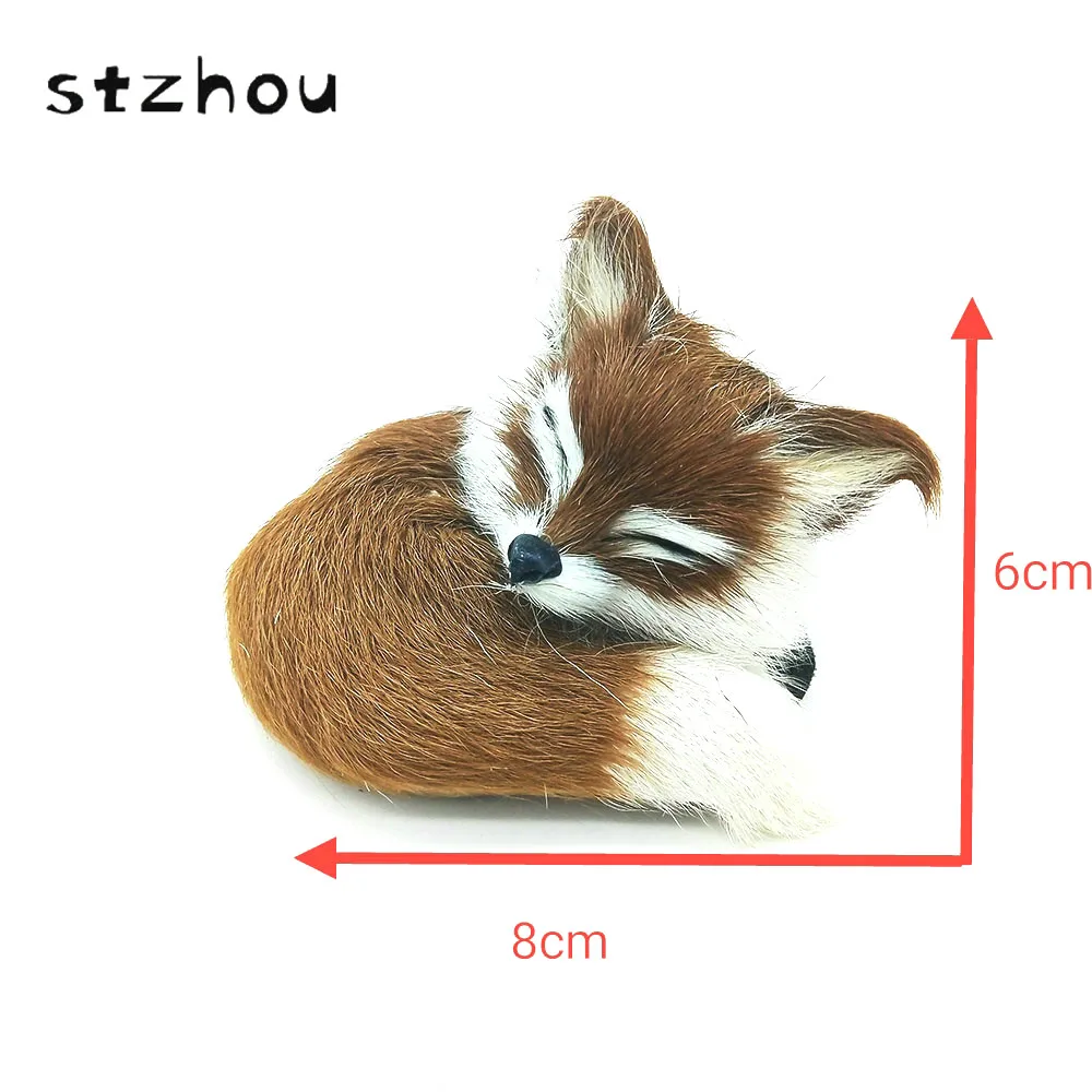 

StZhou Super Cute Simulation Fox Toys Kids Appease Doll Christmas Birthday Gifts