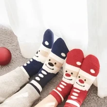 Оригинальные бархатные чулки xiaomi mijia кораллового цвета для пары, теплые и удобные носки для рождественских подарков для мужчин и женщин