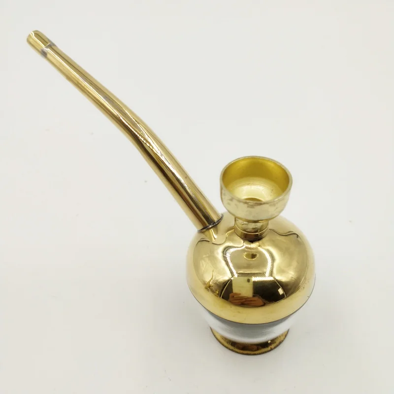Мини трубка для курения кальяна металлический Бонг для курения латунь трубка нагиле дыма 3 шт./лот CT01