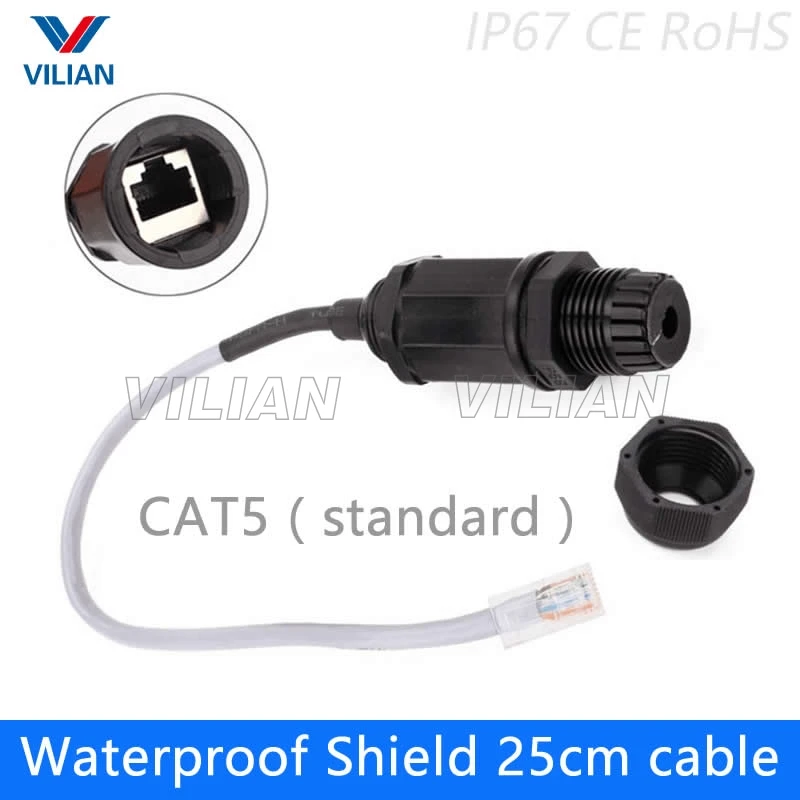 1 шт. водонепроницаемый разъем RJ45 M16 интерфейс Ethernet M20 сетевой адаптер LAN M22 CAT5E CAT6 M25
