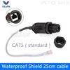 RJ45 M16 waterproof connector M20 Ethernet Interface M22 LAN Network Adapter CAT5E CAT6 M25 shielded panel mount 1 unit ► Photo 3/6