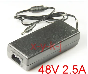 

50PCS High quality IC solutions AC 100V-240V DC 48V 2.5A Switch power supply, 120W LED adapter, 5.5mm*2.1-2.5mm Free shipping