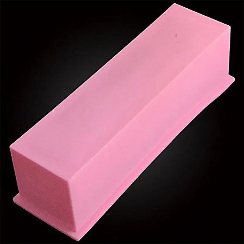 

TPFOCUS 1.2L Rectangle Loaf Toast Bread Pastry Cake Soap Silicone Mold Pan Mould Tin - Color Random