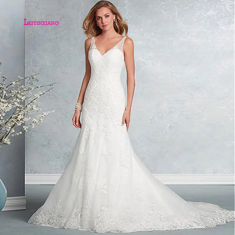 LEIYINXIANG 2019 Новое поступление свадебное платье невесты Vestido De Noiva Sereia халат