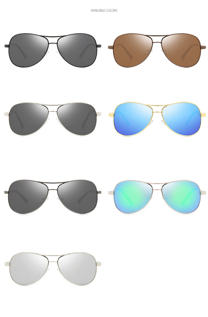 Psacss пилот классические поляризационные солнцезащитные очки для мужчин и женщин высокое качество металлическая оправа брендовая дизайнерская для вождения очки для рыбалки UV400