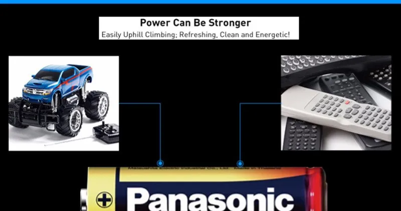 Panasonic 8 шт./лот 1,5 в AA игрушки щелочная батарея+ 8 шт./лот игрушки щелочные батареи AAA бесртутный пульт дистанционного управления D