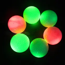 Новый светодиодный шар для гольфа мигающий свет мигающий цветной ночной тренировочный мяч для гольфа BN99