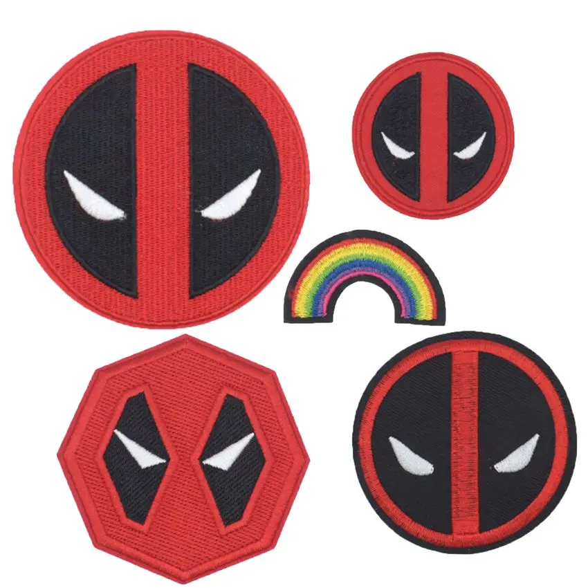 New ARRIVAL Cartoon Movie Universe Patch Anime EYES Rainbow Patches Halloween Robe Costume Embroidery Patch