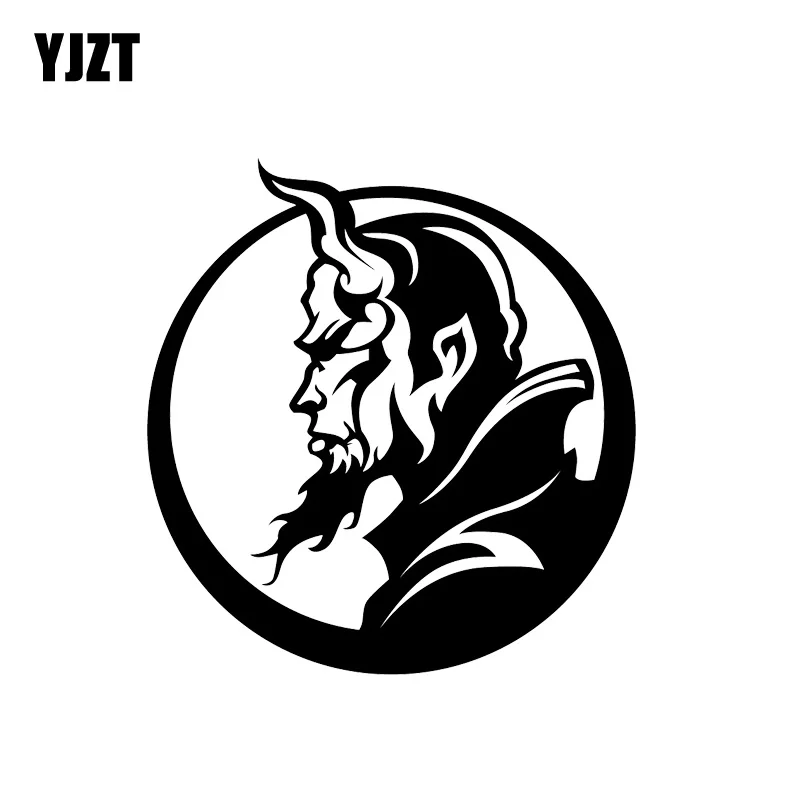 YJZT 12 8*13 6 см плохой недружелюбный дьявол босс тщательная наклейка