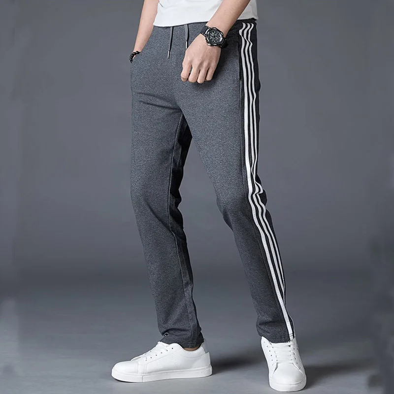 Men Boy Brand Outdoor Sport Pants Men's Cotton Elastic Joggers Running Gym Sweatpants Football Training Long Pants Trousers