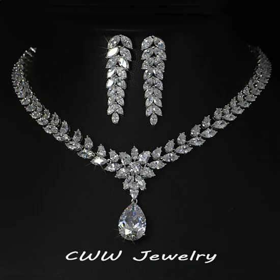 Buy Luxury Bridal Costume Jewelry Big Teardrop CZ