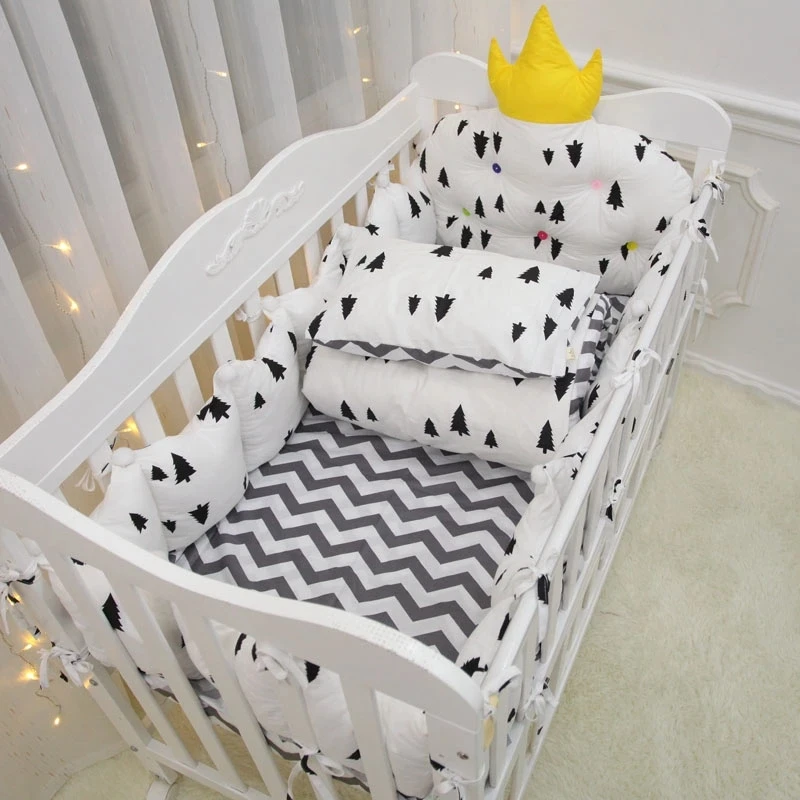 crown crib bedding set