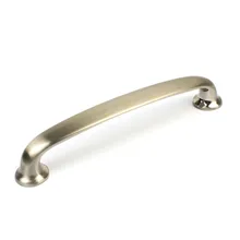 160mm modern simple stain silver wardrobe kitchen cabinet door handles stain nickel dresser cupboard pulls knobs 6.3″