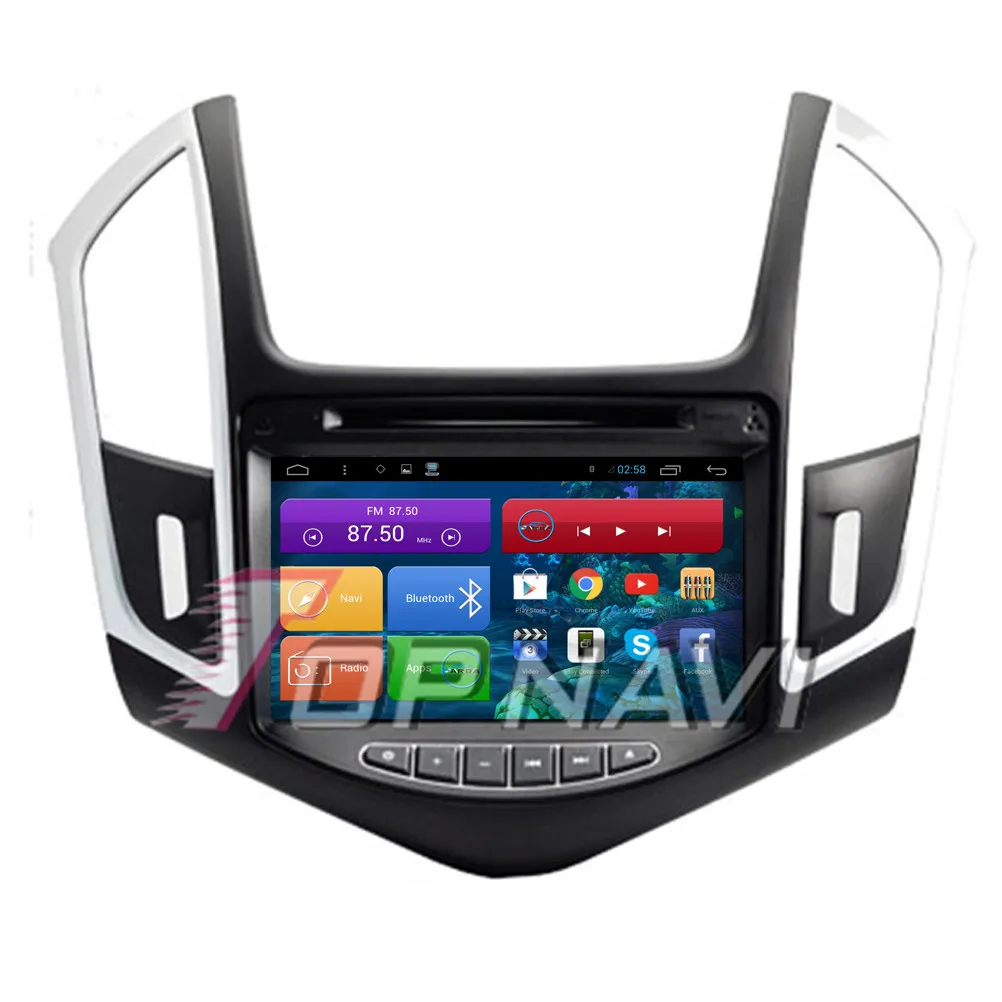 Topnavi 8&quot Quad Core Android 6.0 Car GPS Navigation for Cruze 2013- Autoradio Multimedia Audio Stereo NO DVD | Автомобили и