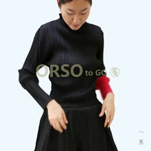 Модная Складная футболка с длинными рукавами, новая подставка в стиле пэчворк, футболка