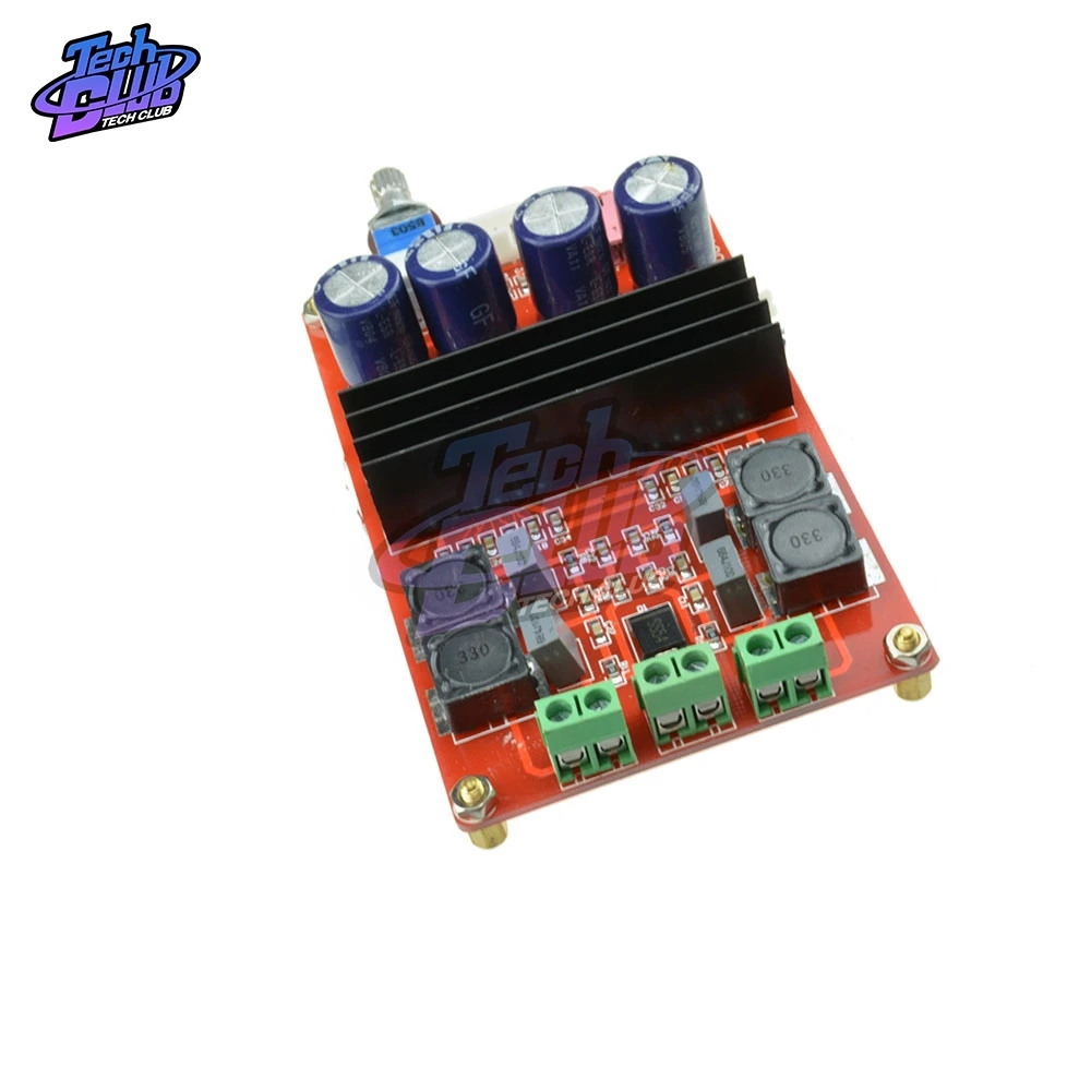 2*100W TPA3116 2.1 Digital Audio Amplifier Board XH-HM190 TPA3116D2 Subwoofer Speaker Power Amplifier DC12V-24V