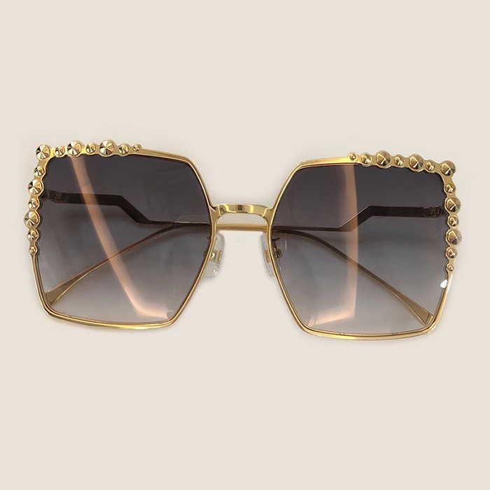 2 2019 Oculos no Designer Box no Qualität Hohe 1 De Marke Luxus Feminino Mode 3 4 No Mit Legierung Quadrat 5 Sonnenbrille Sol Frauen no Rahmen no Brillen 8Ixqwx7F1