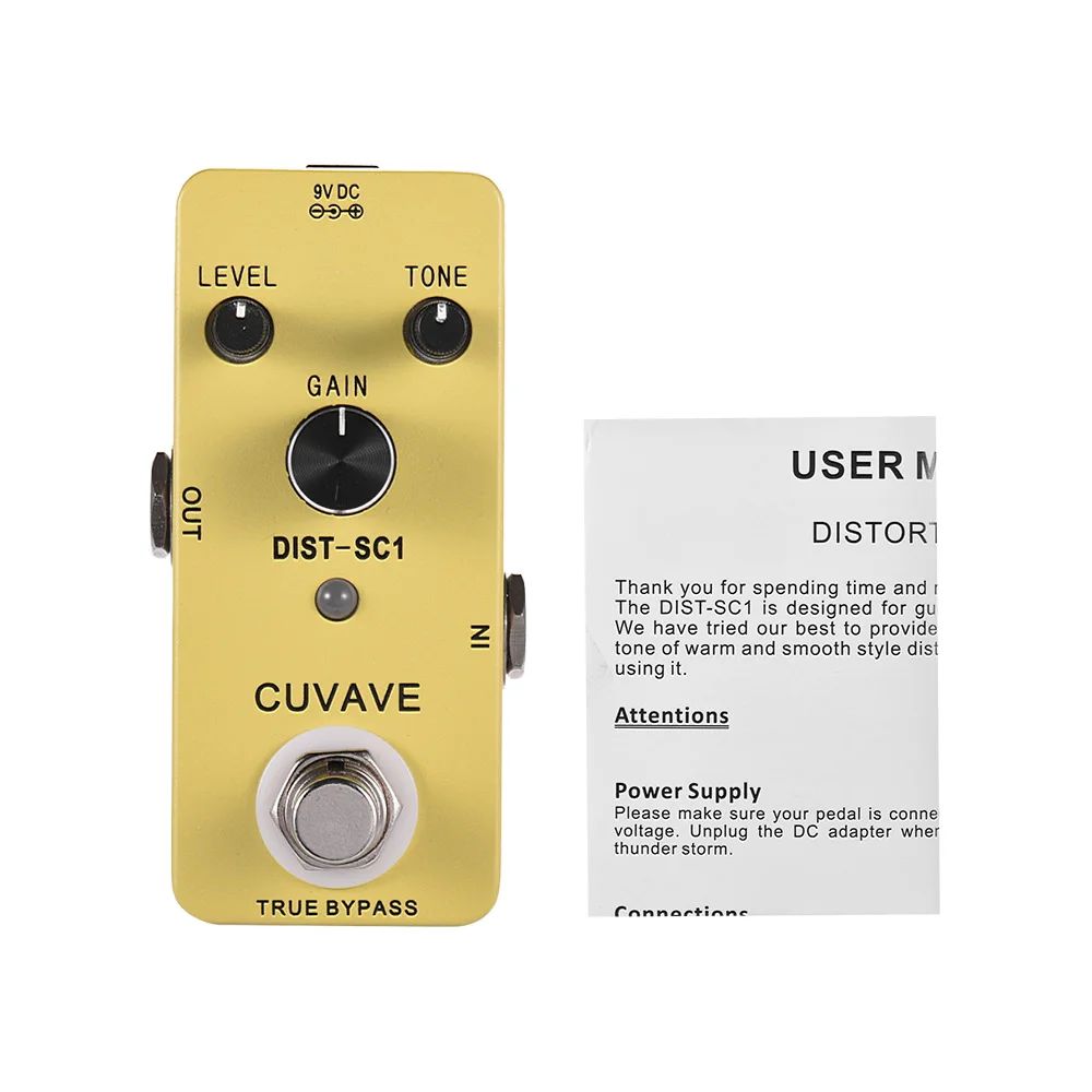 Distortion Guitar Effect Pedal Classic Distortion Guitar Pedal True