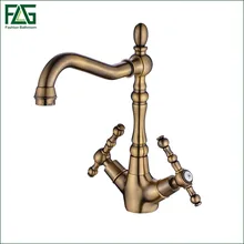 Flg кухонный кран бронза медь для холодной и горячей воды Растительное Стиральная Бассейна кран Раковина Кран 360 Градусов Вращающийся Кран C062