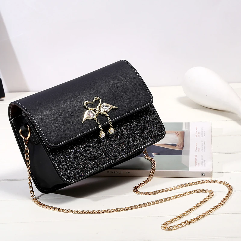 

swan Designer bags for women 2019 fashion handbags ladies luxury bag crossbody shoulder shopping bag Female messenger chain Tote