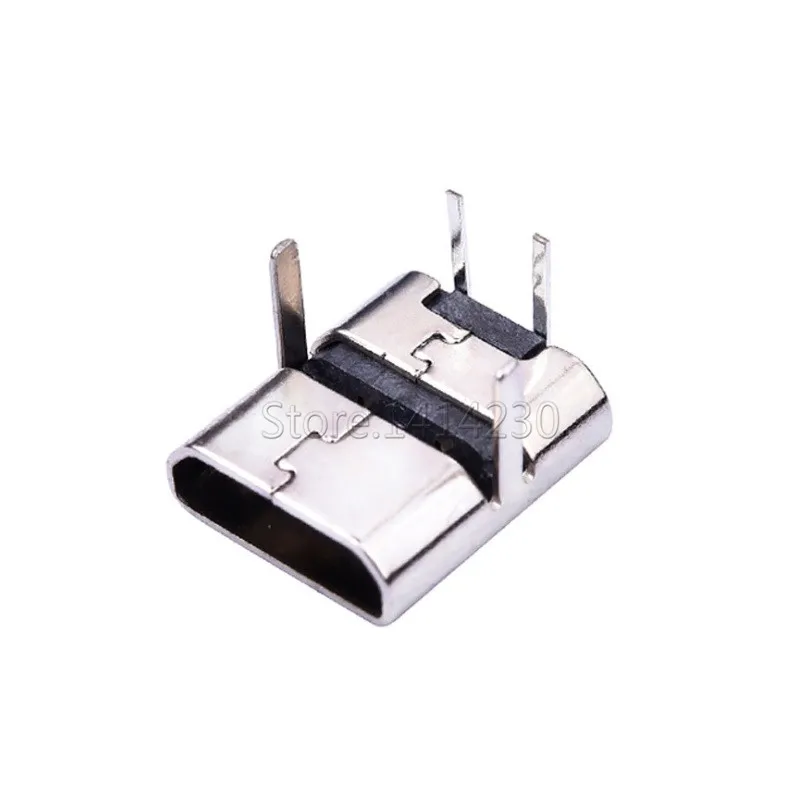 10 шт. Micro usb 2Pin dip7.2 micro гнездовой разъем BF Type B USB Коннектор|Соединители| |