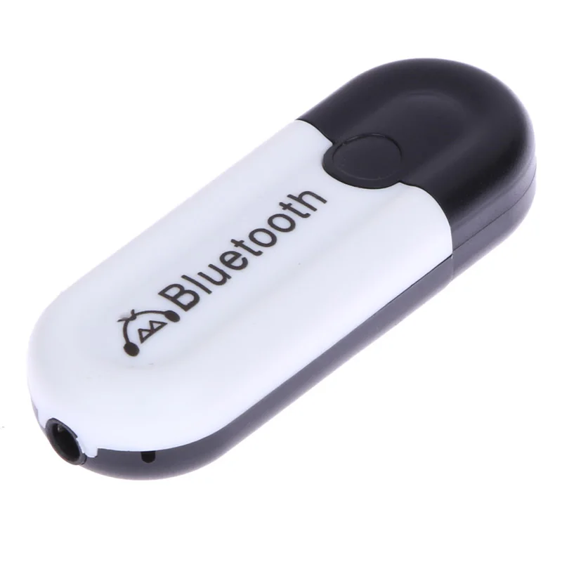 Пластиковый Bluetooth USB A2DP адаптер ключ Музыкальный Аудио приемник Беспроводная гарнитура стерео 3,5 мм разъем для авто AUX смартфон