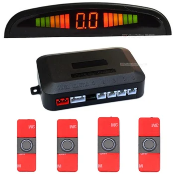 

Original dual-core 16.5mm Car Parking Sensor LED Display Monitor car parking system Reverse Sound Alert car styling