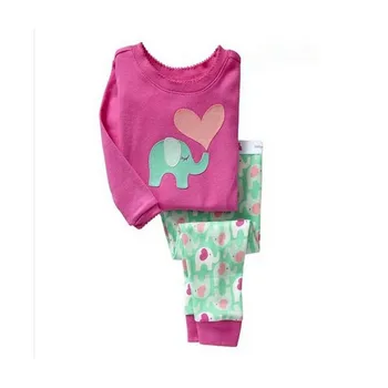 

Child Penguin Kids Pajamas Girls Pajama Set Cotton Clothing For Children Pjs Cartoon Baby Clothes Girl Nighty Sets sleepwear