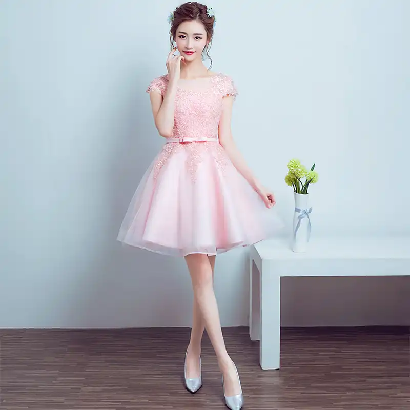 cocktail dress light pink