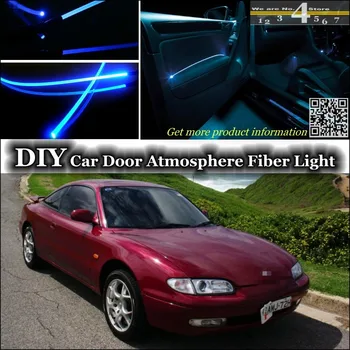 

For Mazda MX-6 MX6 Mystere interior Ambient Light Tuning Atmosphere Fiber Optic Band Lights Inside Door Panel illumination Refit
