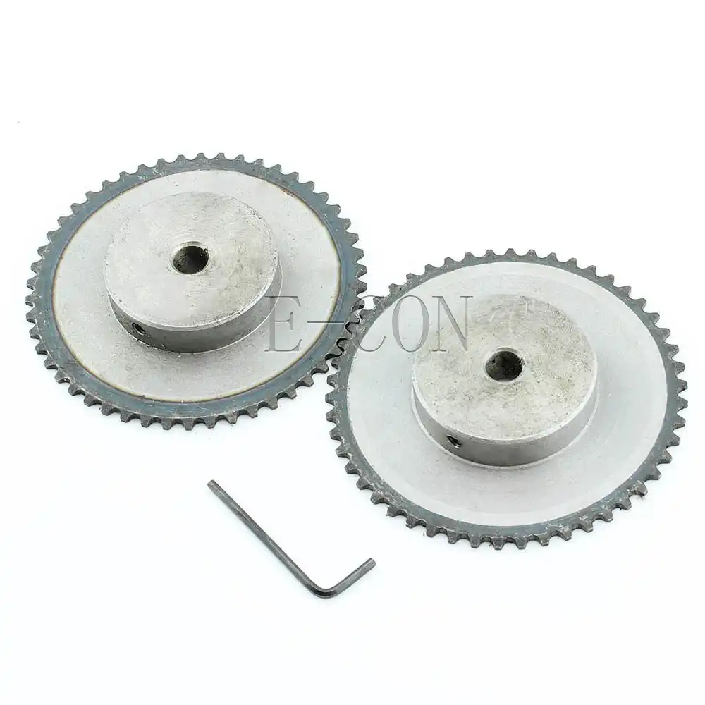 10mm Bore 50 Teeth 50T Metal Pilot Motor Gear Roller Chain Drive Sprocket