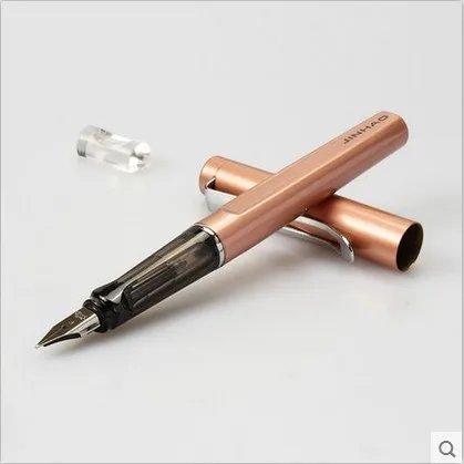 

New Jinhao 599 High Quality Colorful Metal Fountain Pen 0.5mm Nib Ink Pens for Student Luxury Gift Pen Set Free Shipping