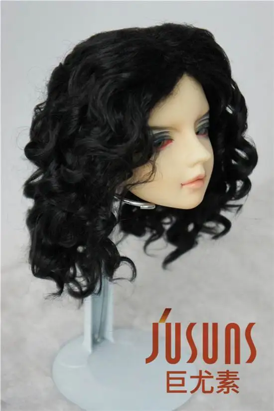 JD001 23-25 см Blyth куклы парики 9-10 дюймов синтетический мохер кукла волосы унисекс средней длины волна BJD парики