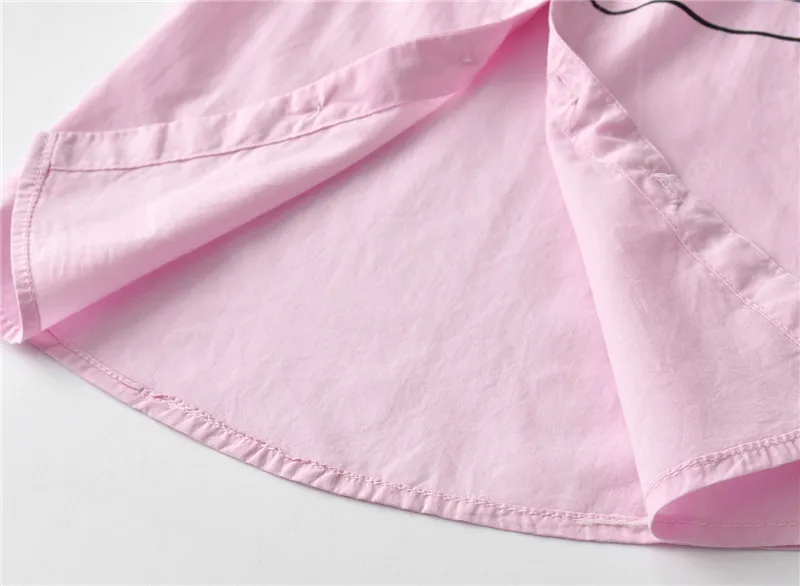 Повседневные рубашки с героями мультфильмов для мальчиков летняя хлопковая рубашка белого и розового цвета для маленьких мальчиков детская блузка с короткими рукавами одежда для детей 2, 3, 4, 5, 6 лет