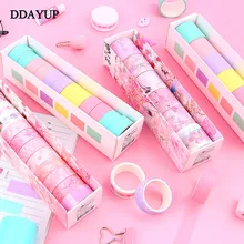 Pink Washi Tape Masking Tape Stickers Scrapbooking Cinta Adhesiva Decorativa Washitape Bant Adhesive Flower Solid kawai pink printing japanese washi tape stickers for scrapbooking masking tape adesiva decorativa decorative scotch tape