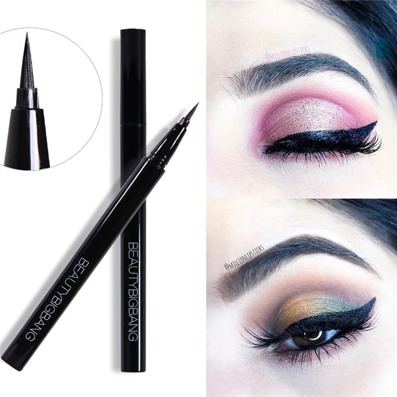 

BeautyBigBang Make Up Waterproof Black Liquid Eyeliner Pen Silm Eye Liner Pencil Long-Lasting Eye Liner Pencil Makeup Maquiagem