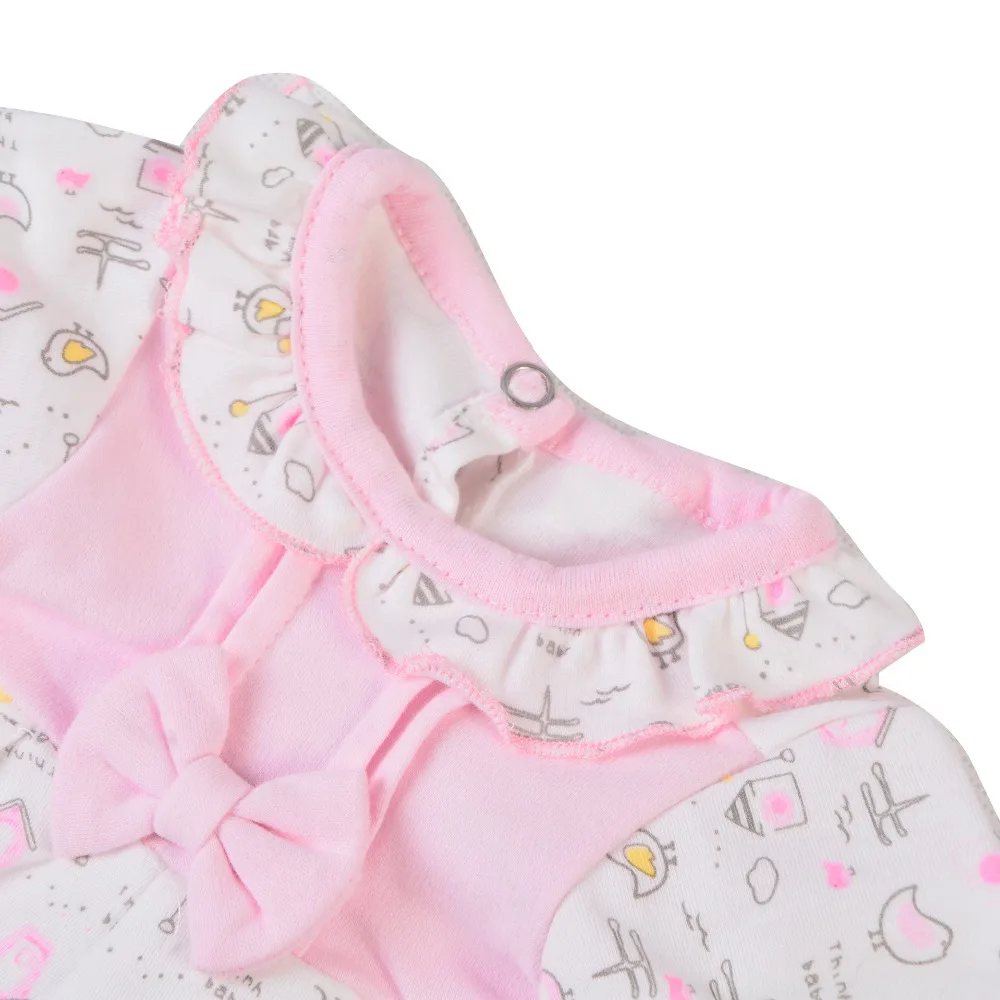 KEIUMI Lovley Reborn Baby Girl Одежда для 17 дюймов детская одежда ручной работы комбинезоны с