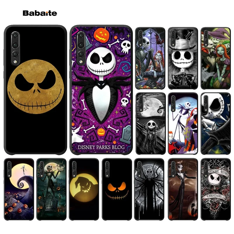 

Babaite Jack Skellington Halloween Shell Phone Case for Huawei Huawei NOVE3E P10 Plus Mate9 Mate10 Lite P20 Pro Honor10 View10