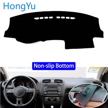 

For Volkswagen golf 6 2010 - 2012 Car Styling Non-Slip Bottom Covers Dashmat Dash Mat Sun Shade Dashboard Cover Capter