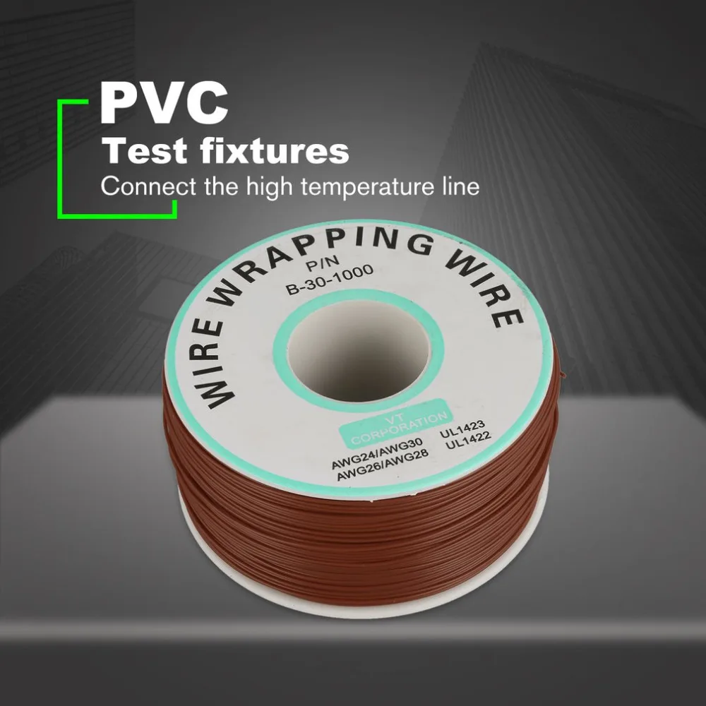 250 м 30awg одножильный медный провод ОК линия цепи полета линия Pcb Перемычка провода электронный сварочный кабель