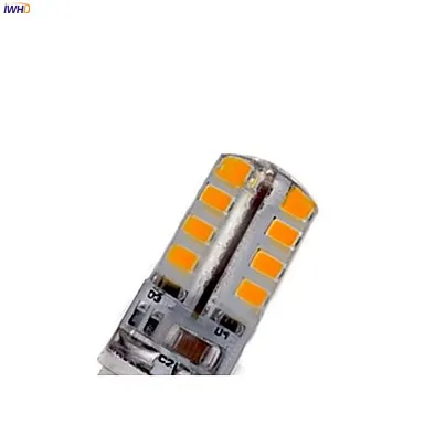 IWHD 5 шт. 3 Вт G9 светодиодный лампы с регулируемой яркостью 110 В-220 В G9 32XSMD3528 светодиодный лампы светодиодный Bi -контактный кукурузы огни крышка