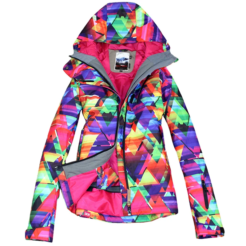 Gsou Snow Waterproof Windproof Jacket Ski Suit Womens Snowboard Jackets Skiing Suit womenski