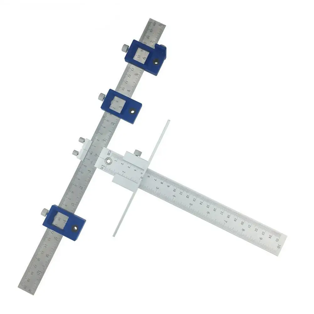 

Multi-functional Woodworking Punch Positioner Aluminium Alloy Furniture Auxiliary Installation Tool For Woodworking Tools