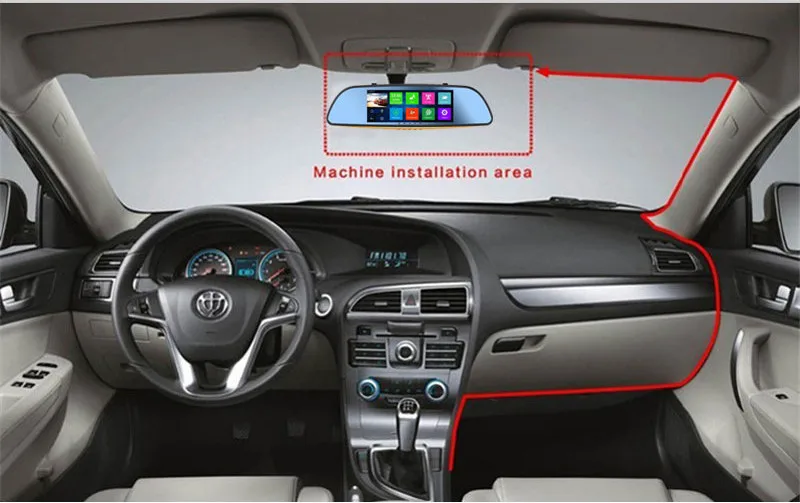 7 дюймов 3g Видеорегистраторы для автомобилей Камера gps Bluetooth Двойной объектив Зеркало заднего вида видео Регистраторы FHD 1080P Автомобильный видеорегистратор зеркало Даш cam Поддержка